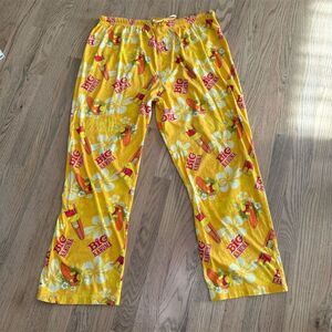 The Simpsons Big Kahuna Mens Lounge Pants Size Large Tropical 2008